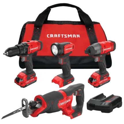 craftsman v20 4 tool combo kit
